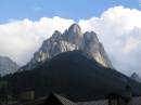 Peak above Pozza di Fassa