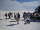Workshop attendees preparing to visit the dunes
