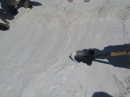 Scraped interdune area