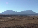 View of Spanish Peaks from US 160  (West of Walsenburg)  