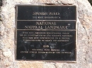 Trailhead plaque
