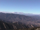 Sangre de Cristo range  "floating" in the distance  