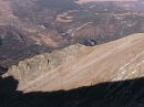 Presumed contact between stock and metamorphosed sediments  from summit of West Spanish Peak  